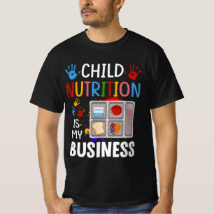 Camiseta Escuela Cafetería Trabajador Lunch Lady Bandeja de