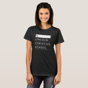 Camiseta Escuela cristiana de Lincoln - logotipo del LC -