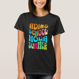 Camiseta Escuela Cute Adios Hola Summer Lovley