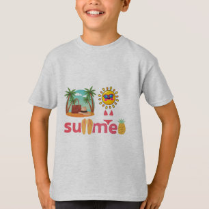 Camiseta Escuela de Adiós, Hola Summer Beach Y Sun T-Shi
