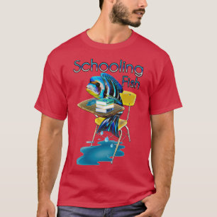 Camiseta Escuela de Agua Frontosa Cichlid Fish Funny School