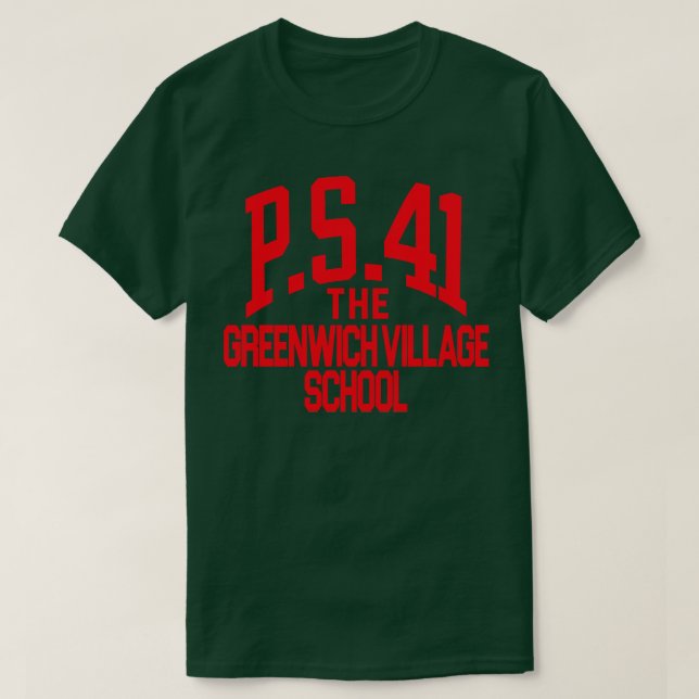 Camiseta Escuela de Aldea de Greenwich PS 41 (Diseño del anverso)