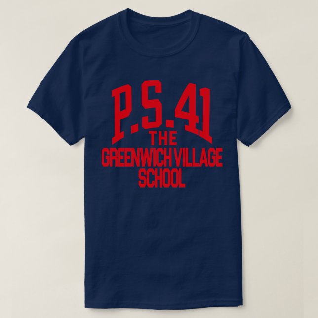 Camiseta Escuela de Aldea de Greenwich PS 41 (Diseño del anverso)