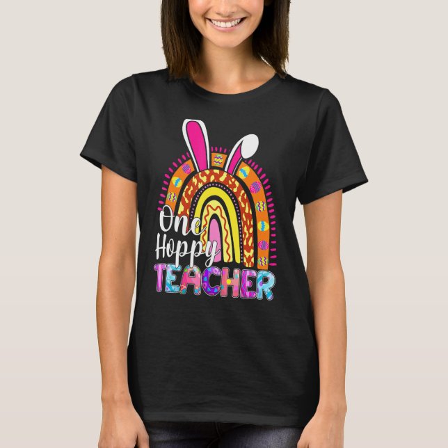 Camiseta Escuela de amamantadores de conejitas Rainbow Leop (Anverso)