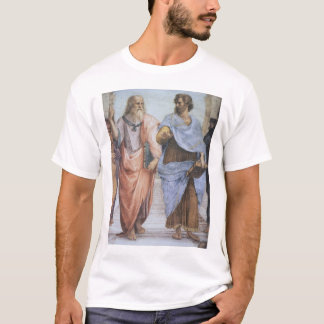 Camiseta Escuela de Atenas (detalle - Platón y Aristóteles)