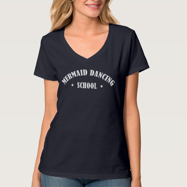 Camiseta escuela de baile de la sirena (Anverso)