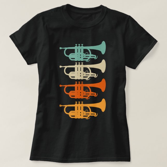 Camiseta Escuela de bandas de música de música de mamá de l (Diseño del anverso)