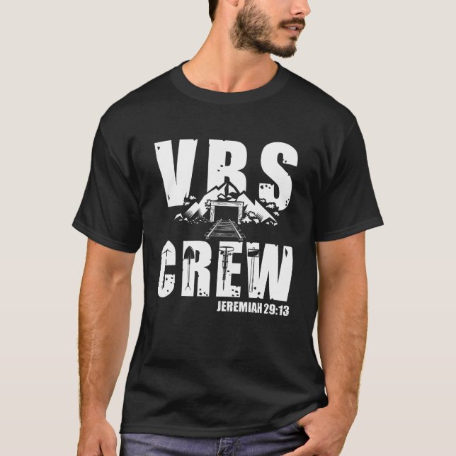 Camiseta Escuela de Biblia Vacacional Cute VBS Digging Crew (Anverso)