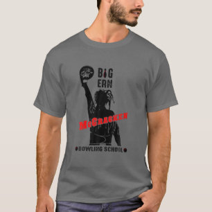 Camiseta Escuela de bolos Retro Big Ern Mccracken, flor
