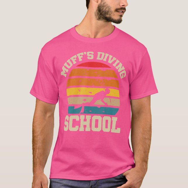 Camiseta Escuela de buceo Muffs Snorkeling Funny Diver Scub (Anverso)