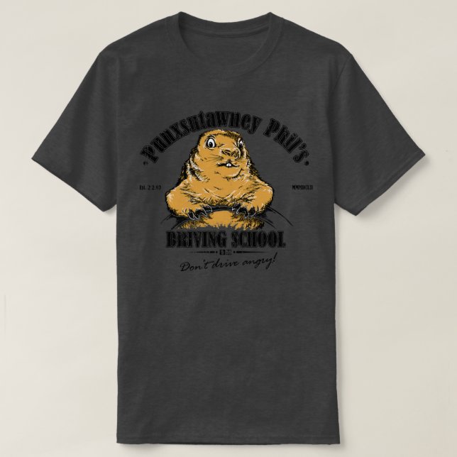 Camiseta Escuela de Conducción de Paxsutawney (Diseño del anverso)