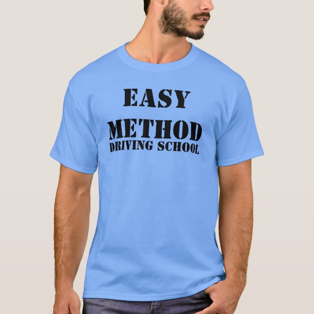 CAMISETA ESCUELA DE CONDUCCIÓN FÁCIL DEL MÉTODO (Anverso)