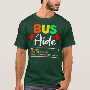 Camiseta Escuela de Conductores de Autobús Aide Cute