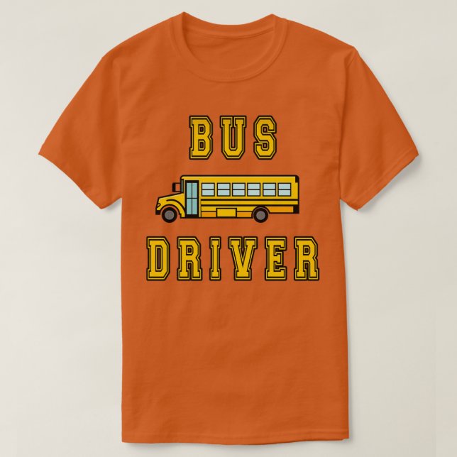 Camiseta Escuela de Conductores de Autobuses de Autobús 6 (Diseño del anverso)