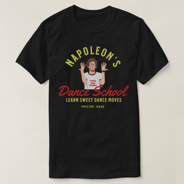 Camiseta Escuela de danza Napoleón Aprende movimientos de b (Diseño del anverso)
