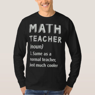 Camiseta Escuela de definición de matemáticas 1