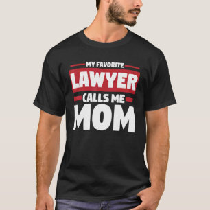 Camiseta Escuela de Derecho del Día de la Madre Mi abogado