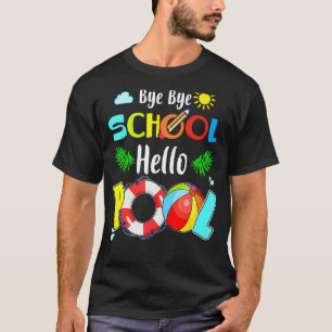 Camiseta Escuela de despedida de verano saluda salón de sir