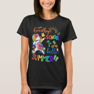 Camiseta Escuela de despedida Hola estudiante de verano fin