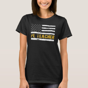 Camiseta Escuela de Educación Física Pe Teacher Bandera Ame