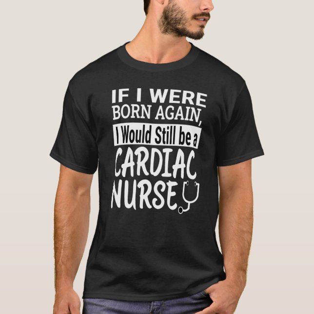 Camiseta Escuela de Enfermería de Enfermeras Cardiovascular (Anverso)