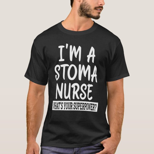 Camiseta Escuela de Enfermería de Enfermeras de Stoma y Apr (Anverso)