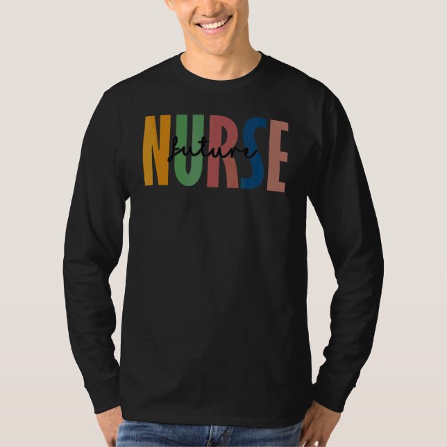 Camiseta Escuela de Enfermería de Enfermeras Leopard Future (Anverso)