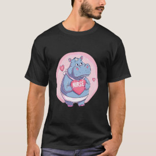 Camiseta Escuela de Enfermería Nurse Hippo Estetoscopio Agr