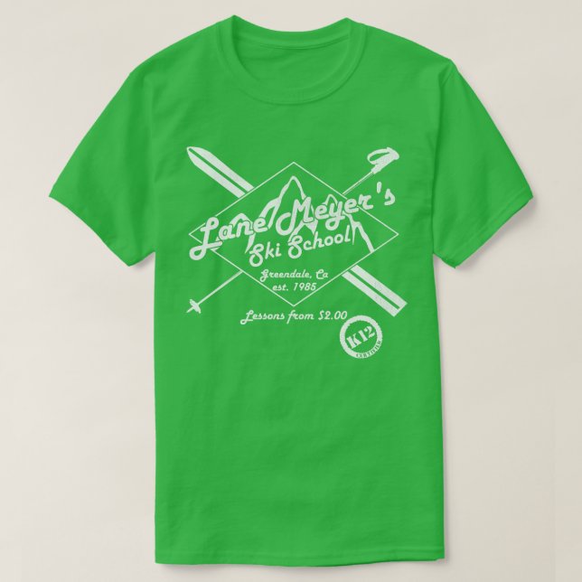 Camiseta Escuela de esquí Lane Meyer (Diseño del anverso)