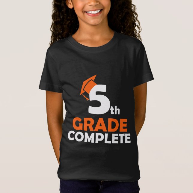 Camiseta Escuela de graduación de 5º grado regalo para niño (Anverso)