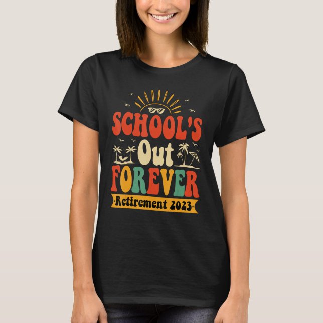 Camiseta Escuela de Groovy se retira por retiro de profesor (Anverso)