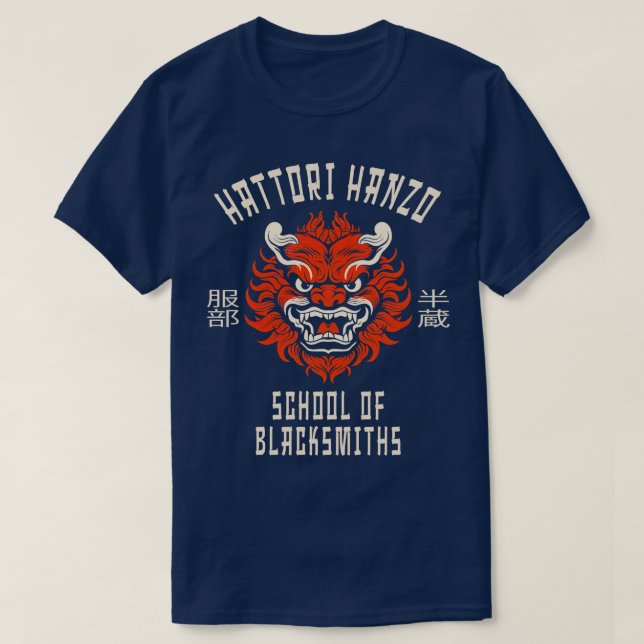 Camiseta Escuela De Herreros Hattori Hanzo (Diseño del anverso)