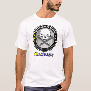 Camiseta Escuela de la Golpe-Universidad dura de la vida -
