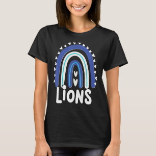 Camiseta Escuela de Leones Mascota Corazón del León Arcoiri