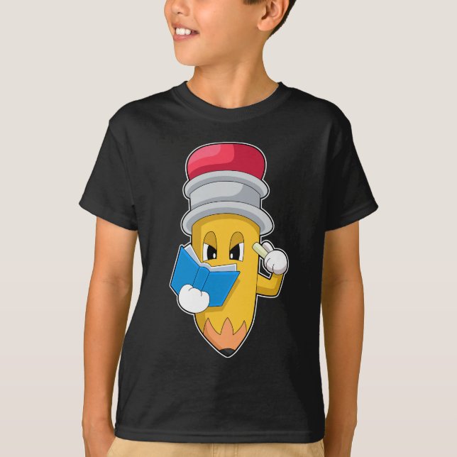 Camiseta Escuela de Libros de Lápiz para Profesores (Anverso)