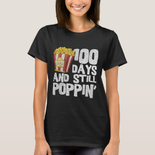 Camiseta Escuela De Maestros Estudiantes Popcorn 100 Días D