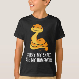 Camiseta Escuela de Mascotas de serpientes lo siento, mi ho
