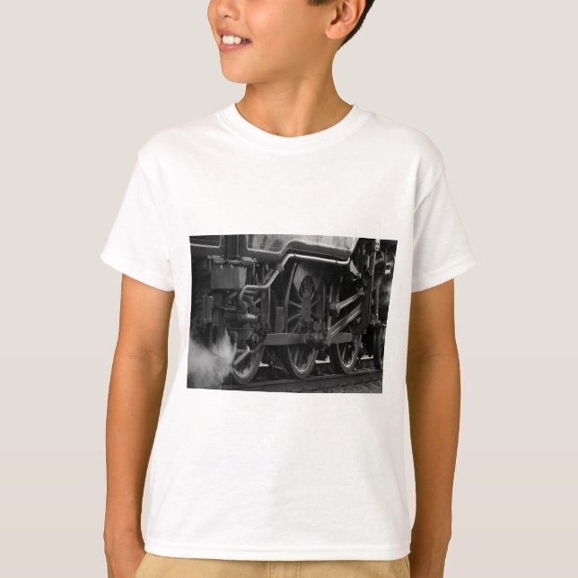 Camiseta escuela de mecánicos de locomotoras (Anverso)