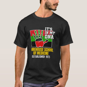 Camiseta Escuela de Medicina Morehouse, MSM, Rojo, Negro y 