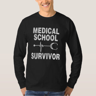 Camiseta Escuela de Medicina Sobreviviente Pre Doctor