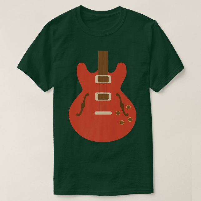 Camiseta Escuela de Música Guitarista Guitarra EGuitar (Diseño del anverso)