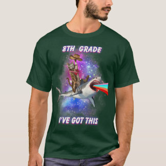 Camiseta Escuela De Octavo Grado Tengo Este Corto Gato De T