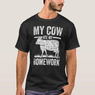 Camiseta Escuela de Padres de Animales de la Granja de Vaca
