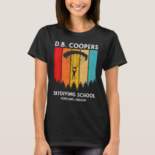 Camiseta Escuela de paracaidismo D B Cooper Portland Oregon