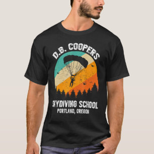 Camiseta Escuela de paracaidismo D B Cooper Portland Oregon