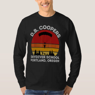 Camiseta Escuela de paracaidismo D B Cooper Portland Oregon