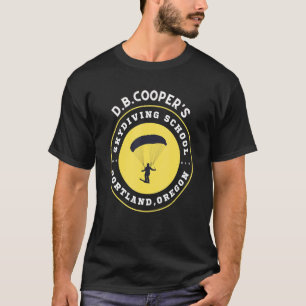 Camiseta Escuela de Paracaidismo D B Coopers Portland Oreg