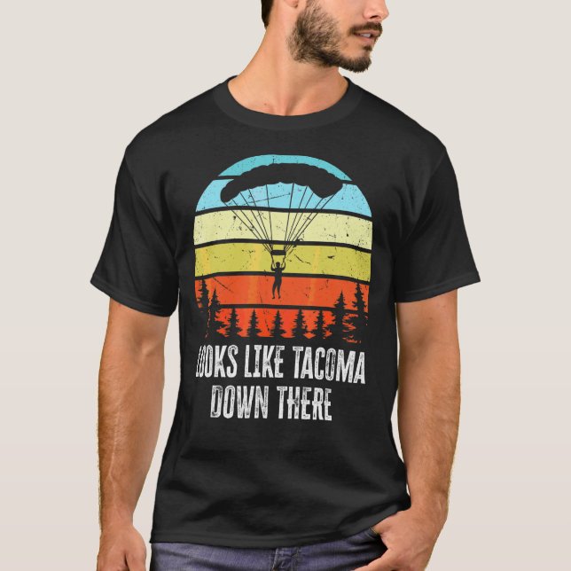 Camiseta Escuela de paracaidismo Db Cooper (Anverso)