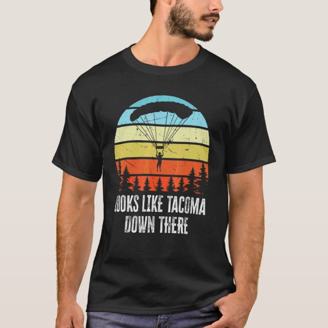 Camiseta Escuela de Paracaidismo Db Cooper (Anverso)