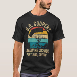 Camiseta Escuela de paracaidismo de D B Cooper Portland Ore